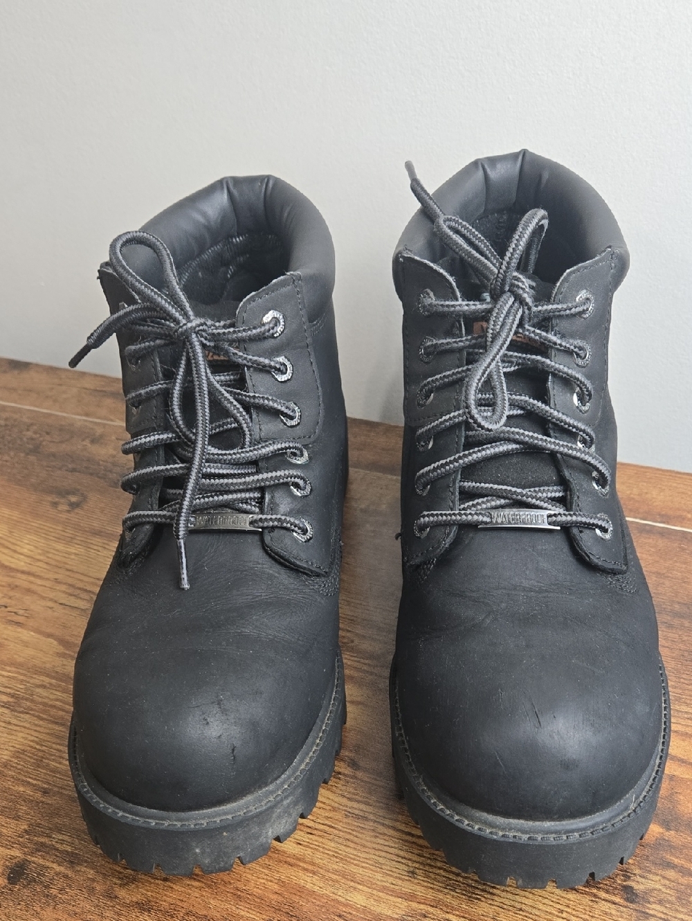 Skechers Men's Sergeants-Verdict Waterproof Boots in black Sz 13 Workboot Combat